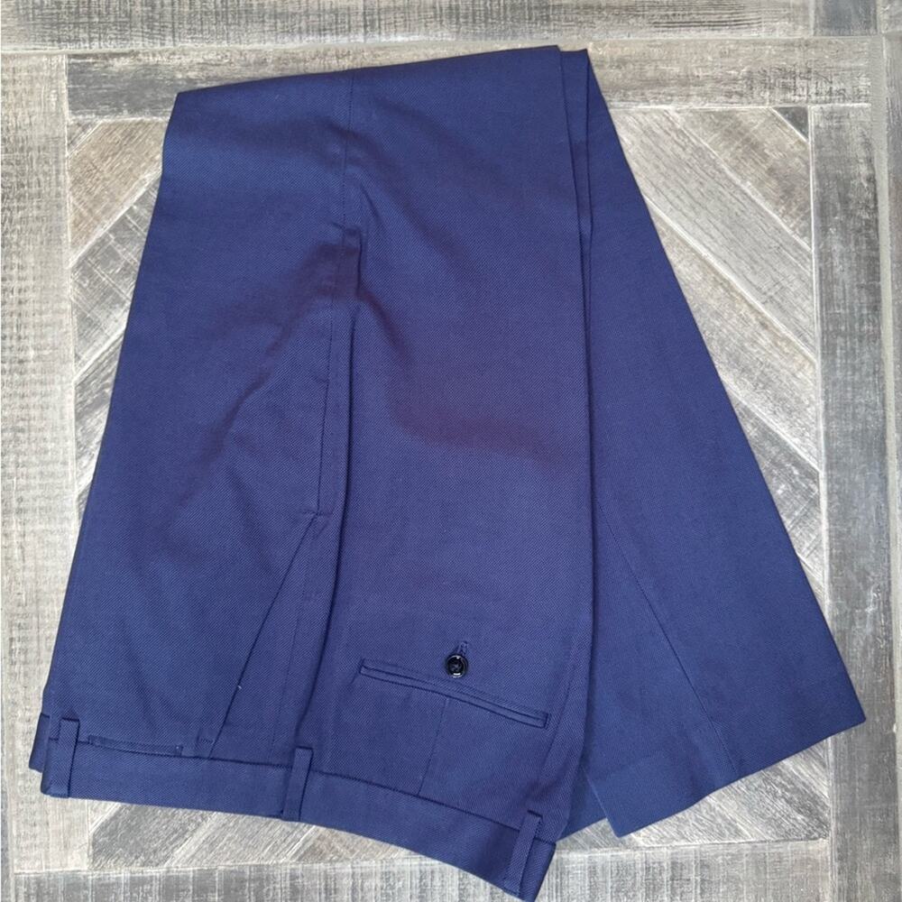 Express Men’s Blue Slim Fit Stretch Work Pants | 32x32